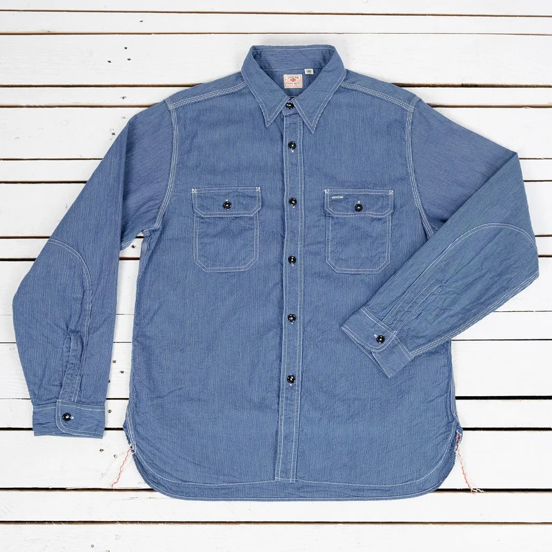 Jean Cord Work Shirt Navy