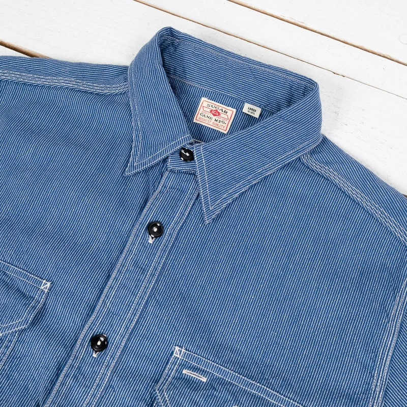 Jean Cord Work Shirt Navy