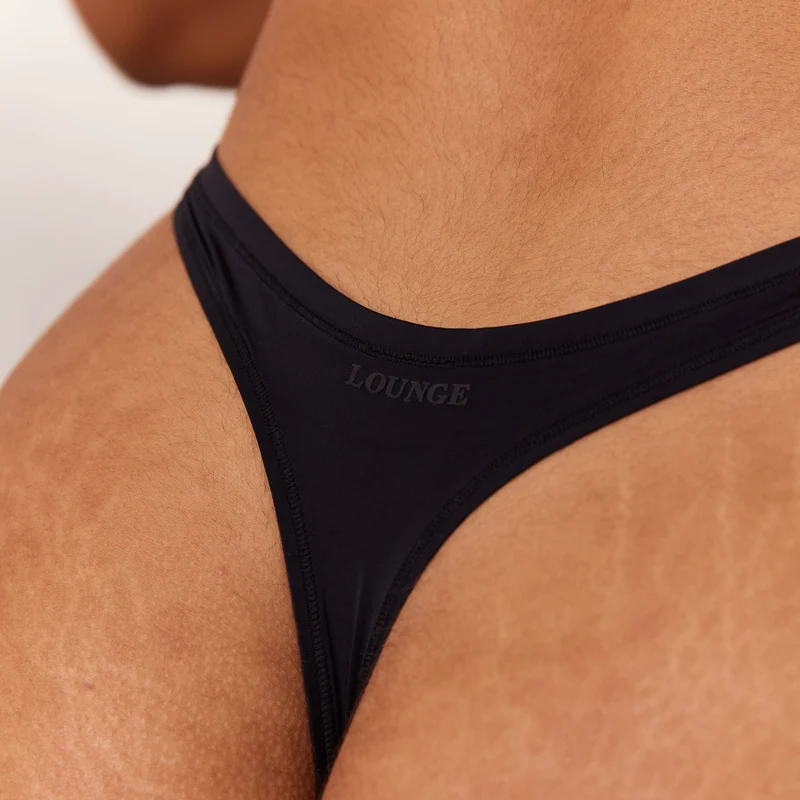 Barely There String - Schwarz