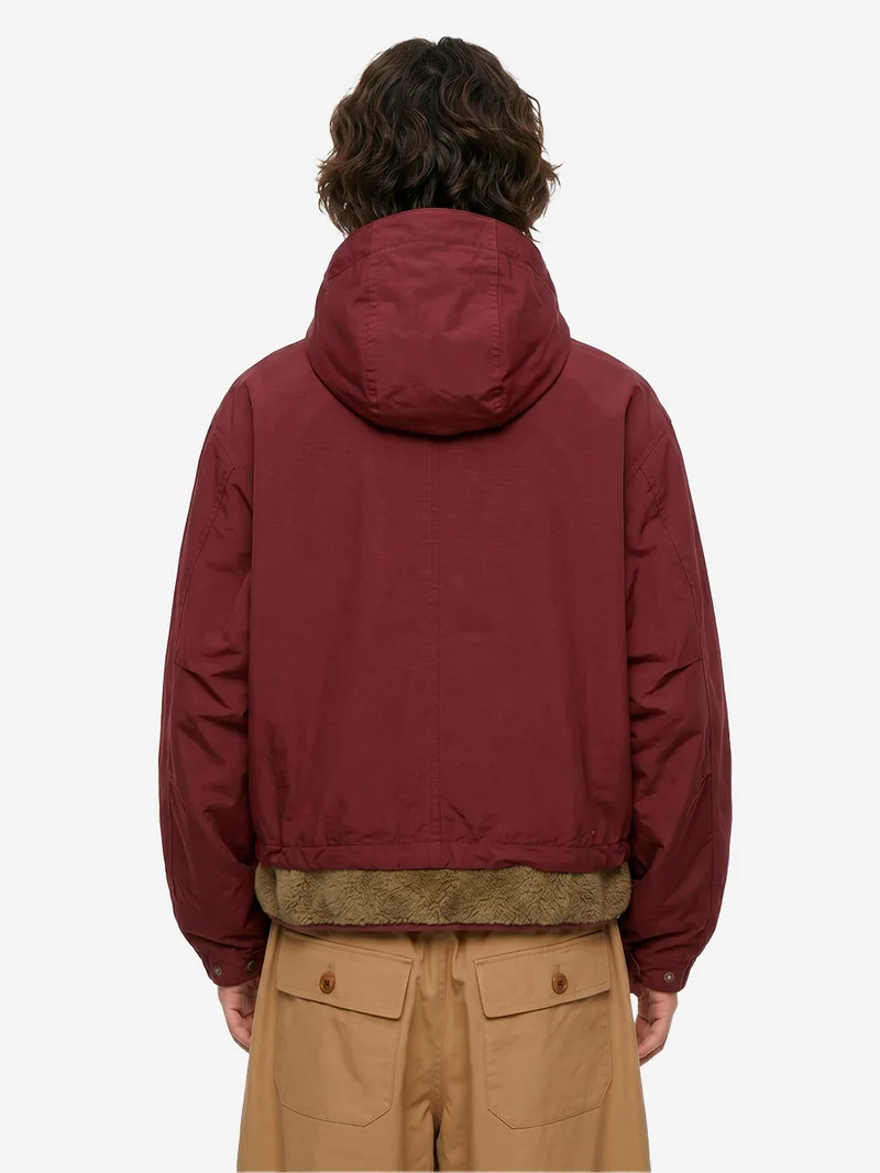 Giacca hooded parka Smock 2-in-1 burgundy