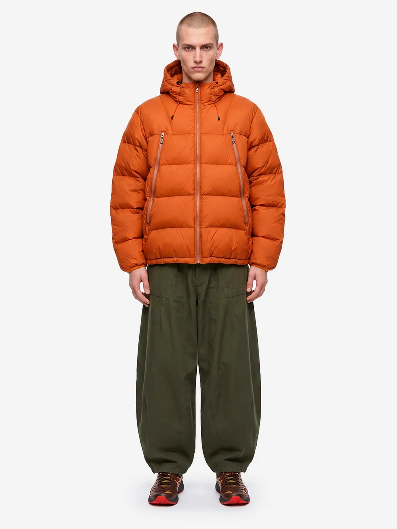 Pantaloni verdi Balloon in twill di cotone