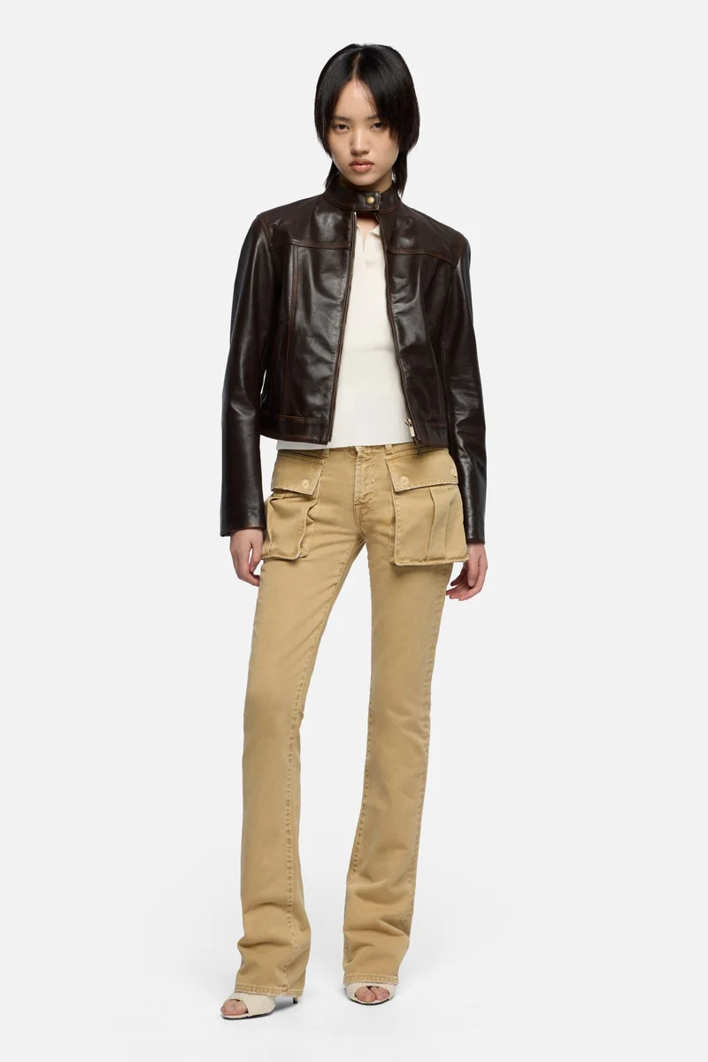 CARGO LOW SKINNY BOOT in Canvas Mocha