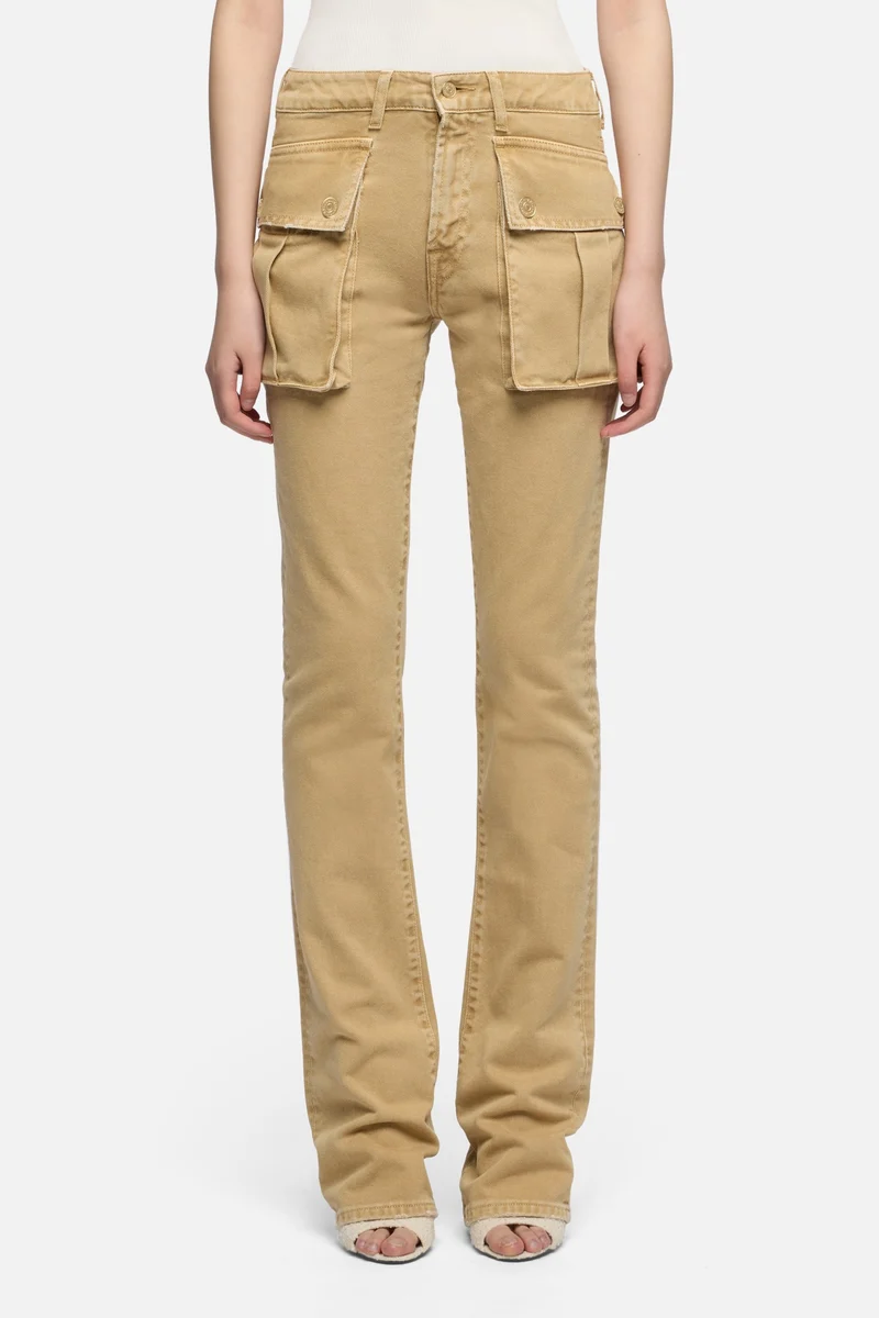 CARGO LOW SKINNY BOOT in Canvas Mocha