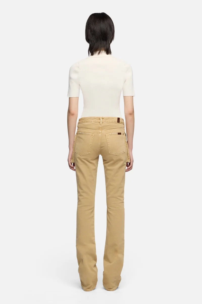 CARGO LOW SKINNY BOOT in Canvas Mocha