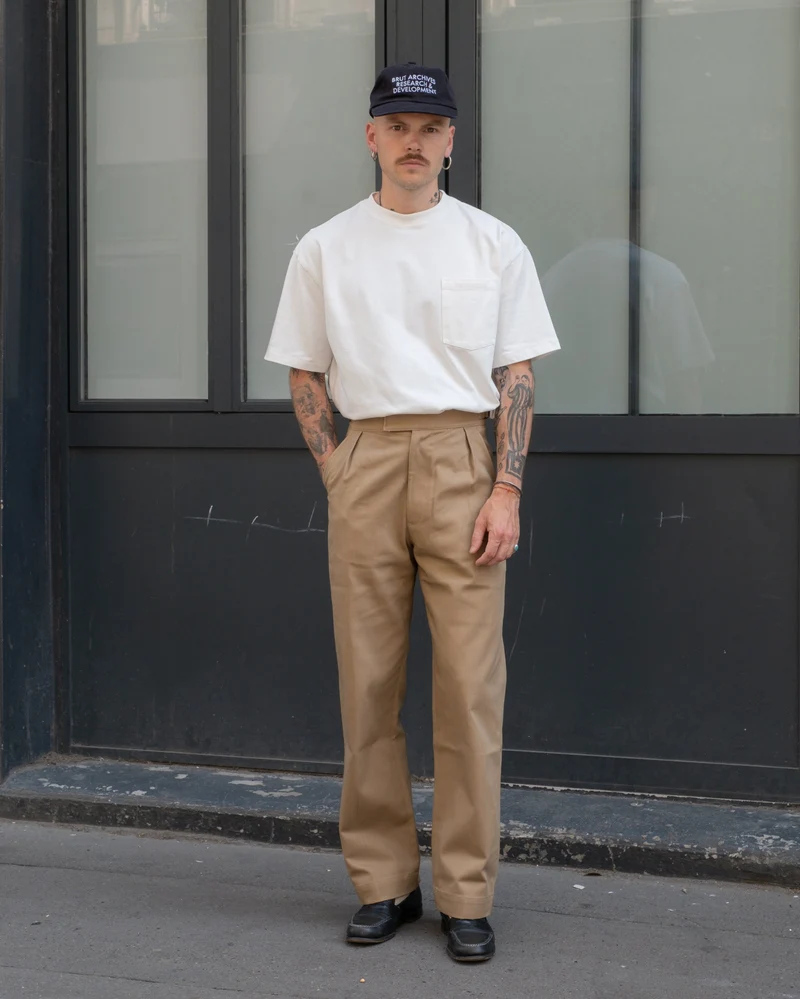 THE ONE PLEAT PANTS