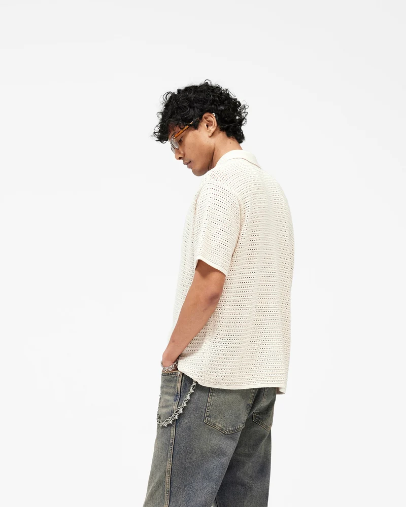 Pico Knit Shirt - Ecru