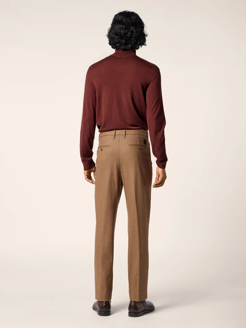 Wool-Silk Turtleneck