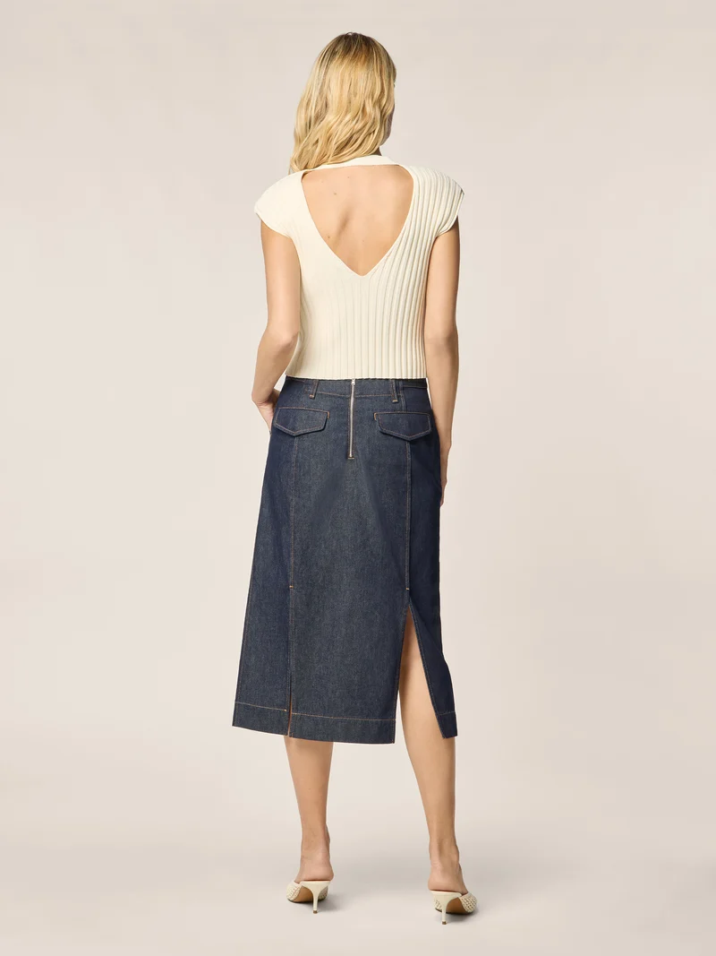 Light Denim Skirt