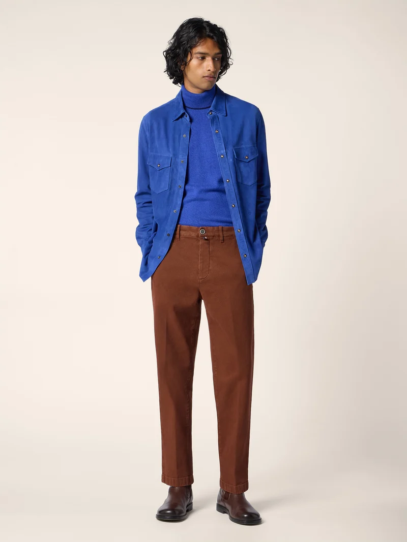 Western Overshirt in Suede