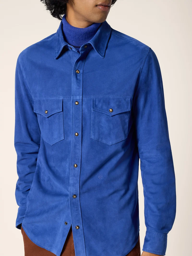 Western Overshirt in Suede