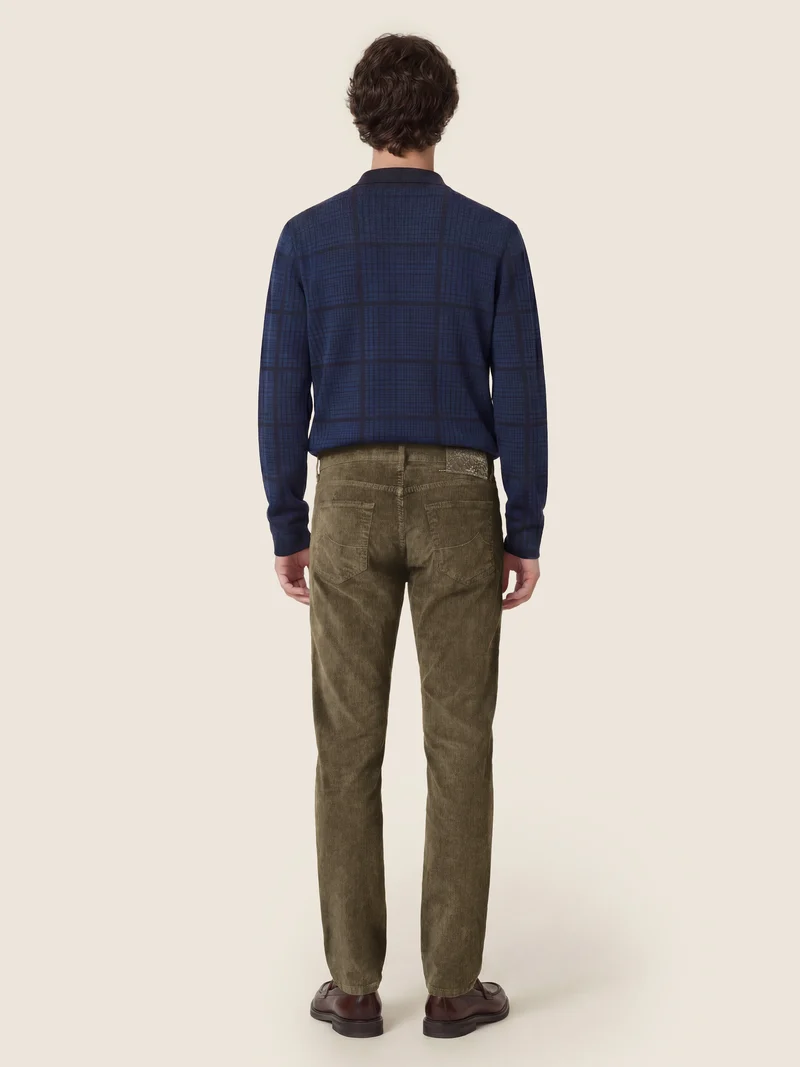 Nick — Fine-Ribbed Corduroy Pants