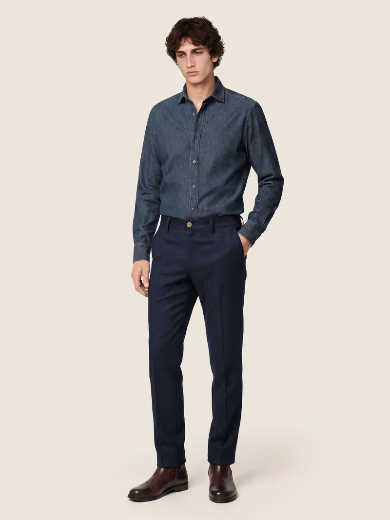 Bobby — Vitale Barberis Canonico Comfort Flannel Pants