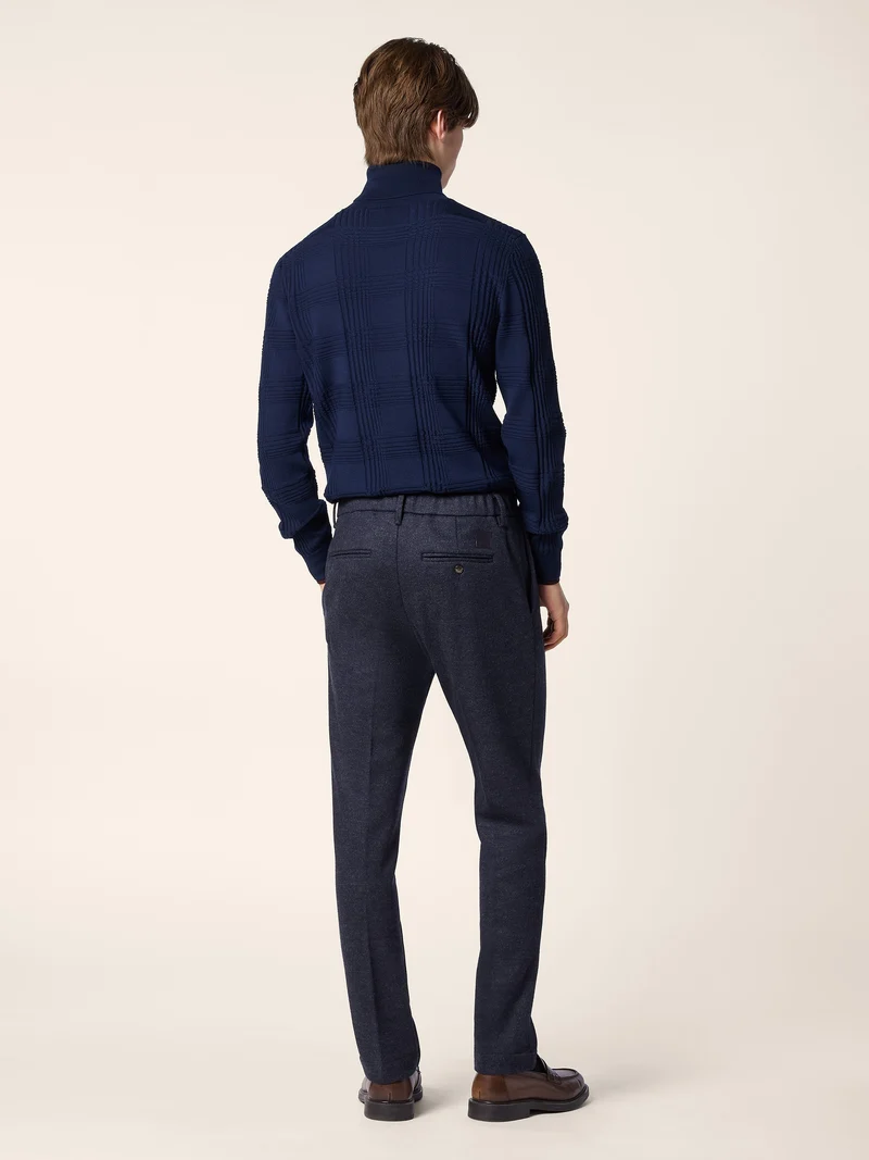 Gray — Wool Double Jersey Pants