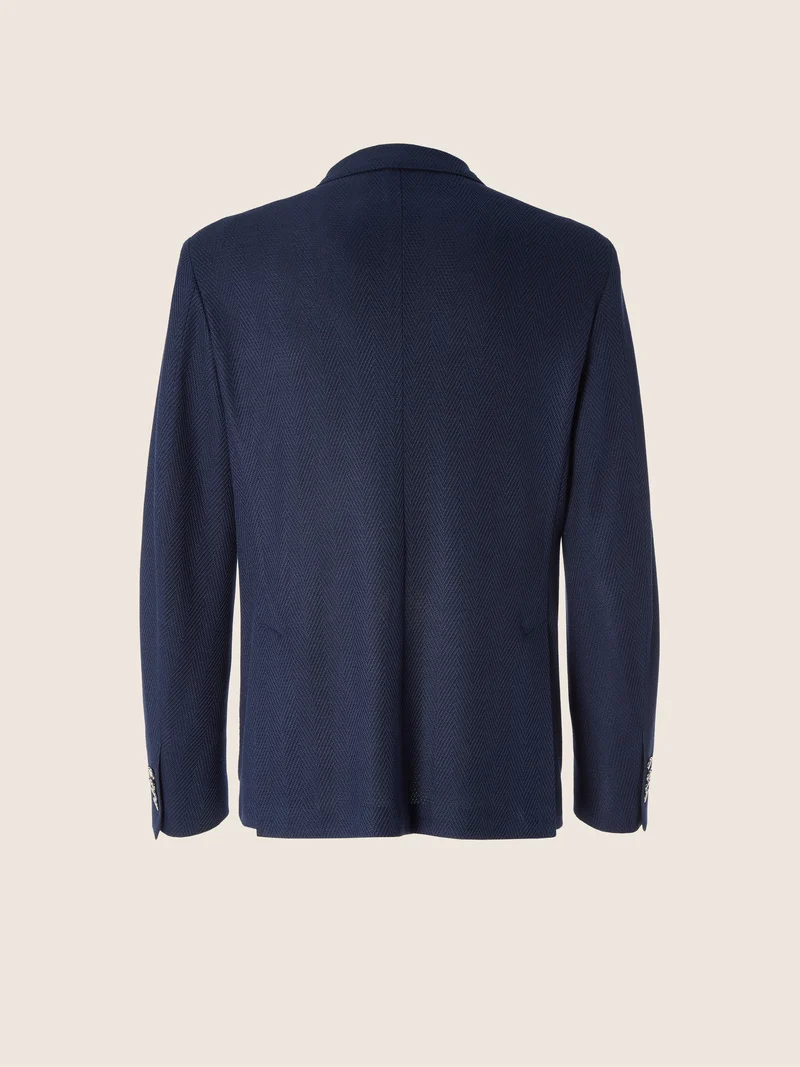 Silk and Wool Jersey Blazer