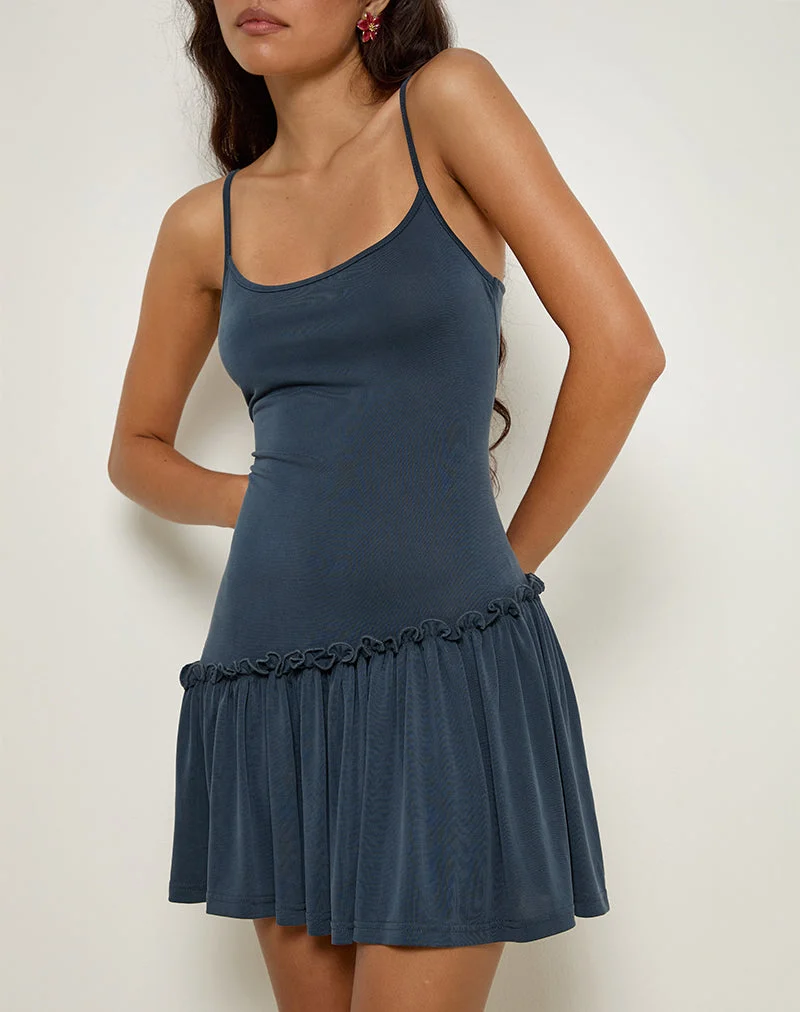 Suvi Cami Minikleid in Ocean Storm