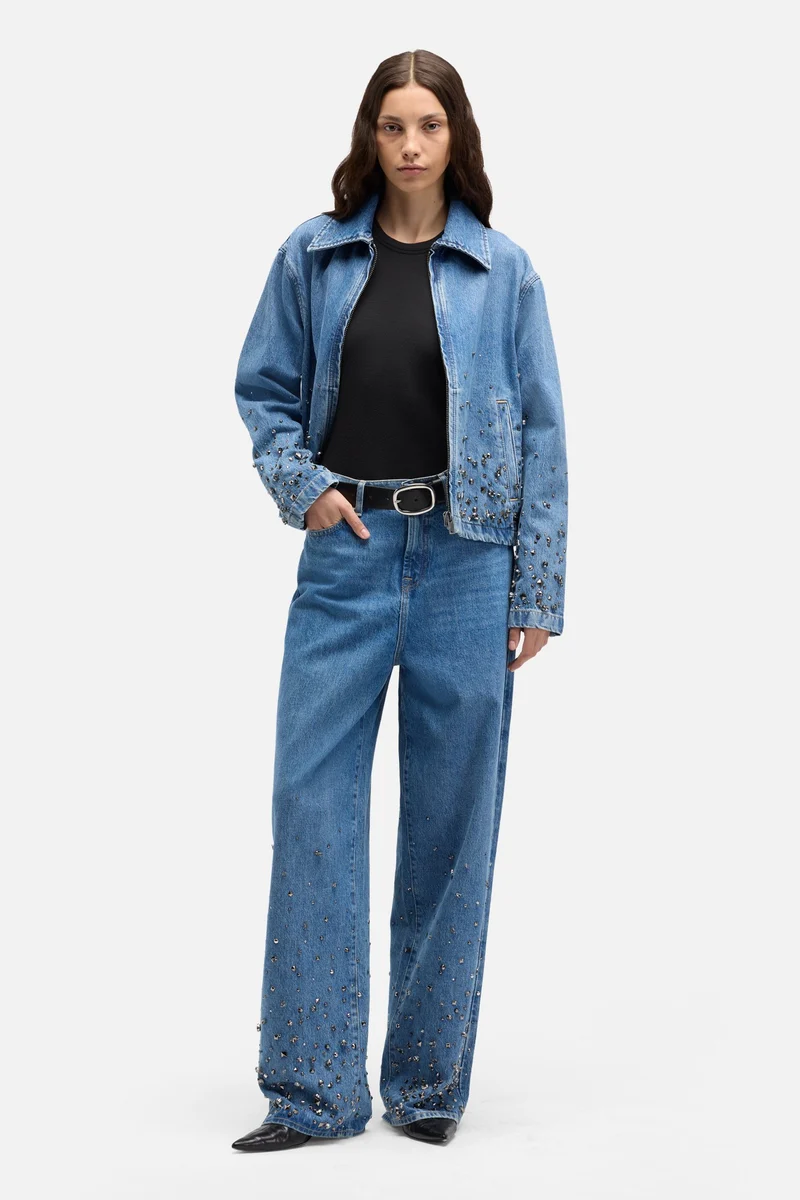 MANKIND Tailorless Slouchy Wide Leg in Dance