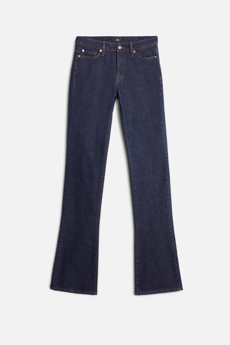 LOW SKINNY BOOT in Denim Rinsed Indigo