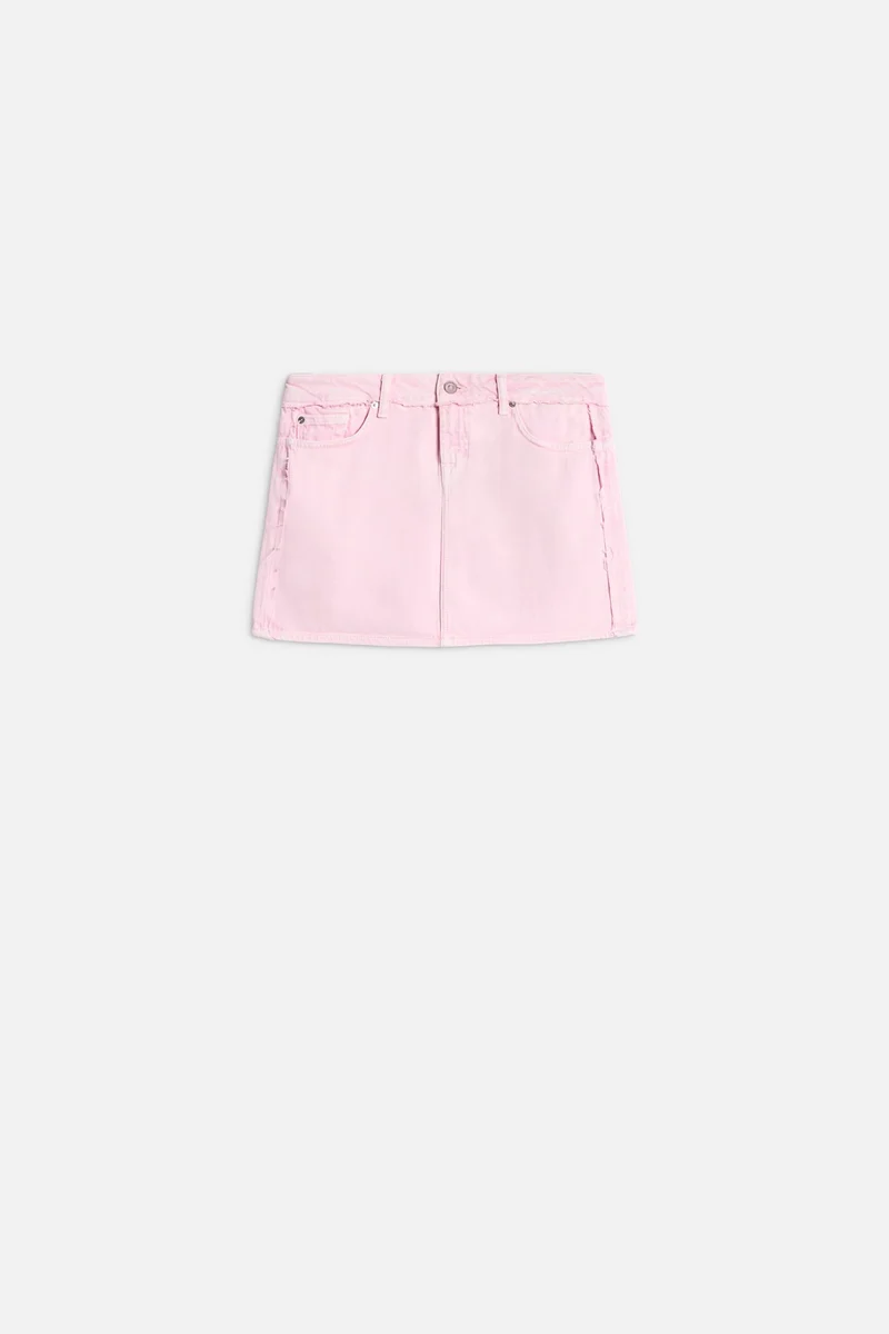 CHERRY MINI SKIRT in MANKIND Rose