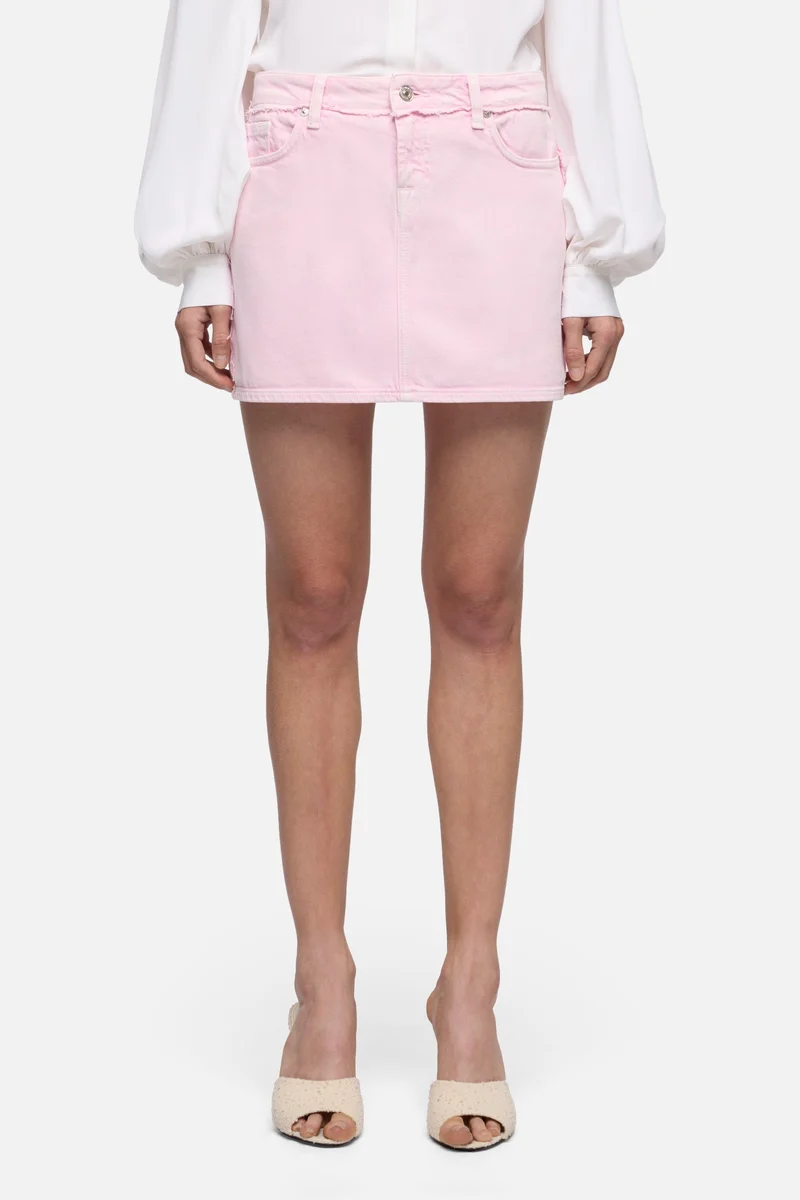 CHERRY MINI SKIRT in MANKIND Rose