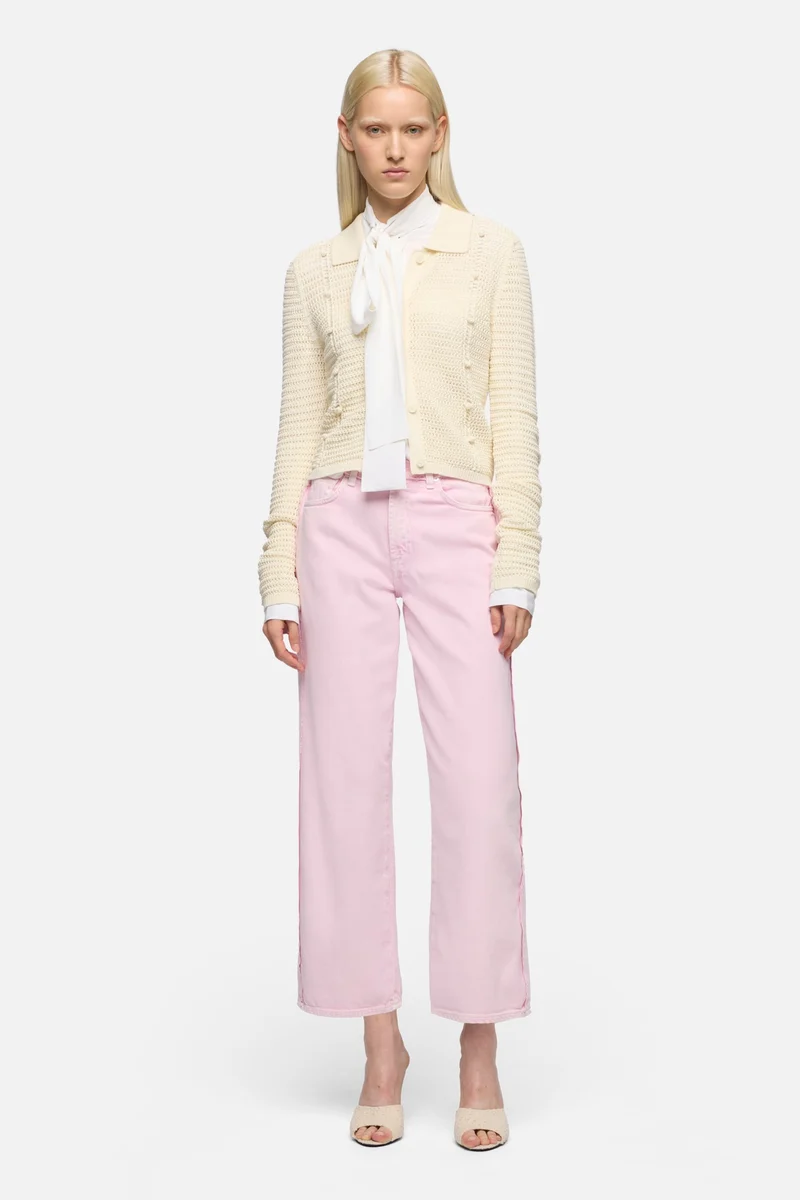 STOVEPIPE STRAIGHT ANKLE in MANKIND Rose