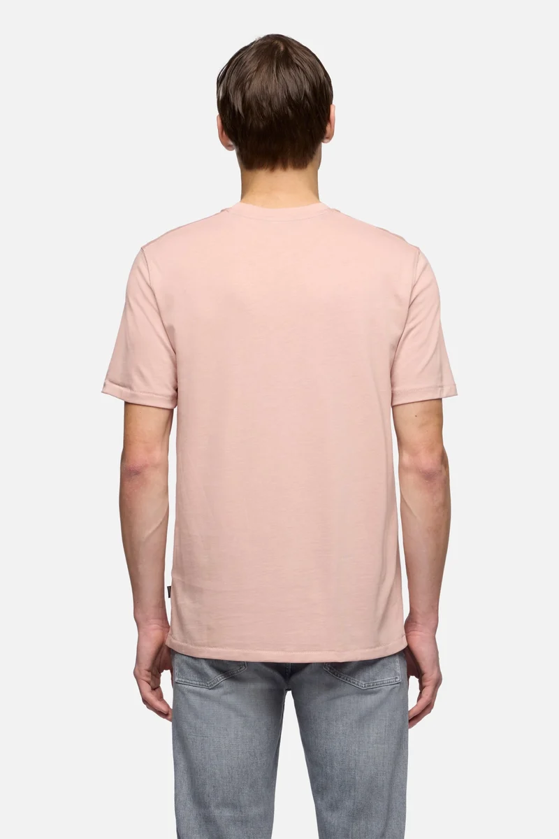 CREWNECK TEE in Lyocell Rose