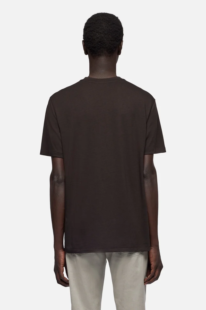 CREWNECK TEE in Lyocell Espresso