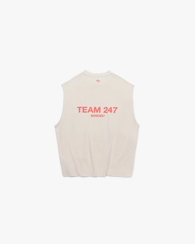 Team 247 Oversized Tank - Cream