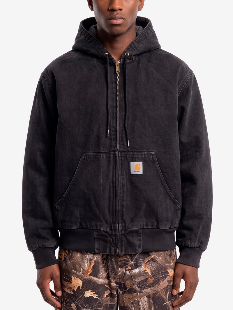 OG Active Jacket in denim nero lavato