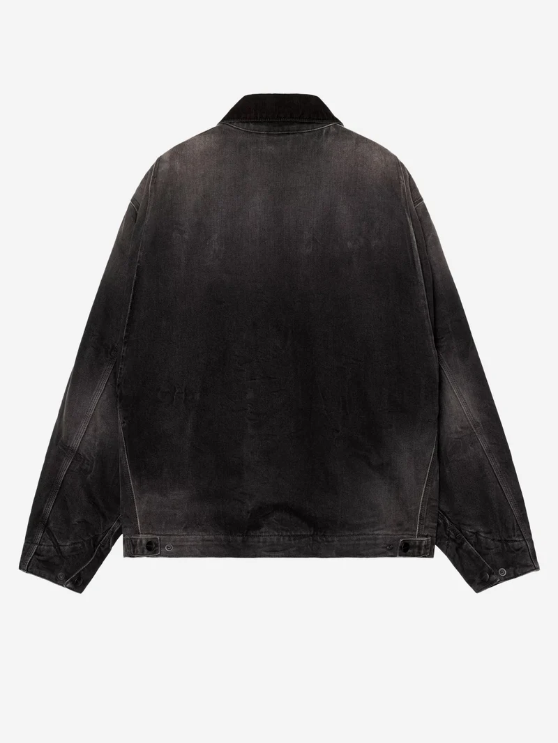 OG Detroit Jacket nero lavato