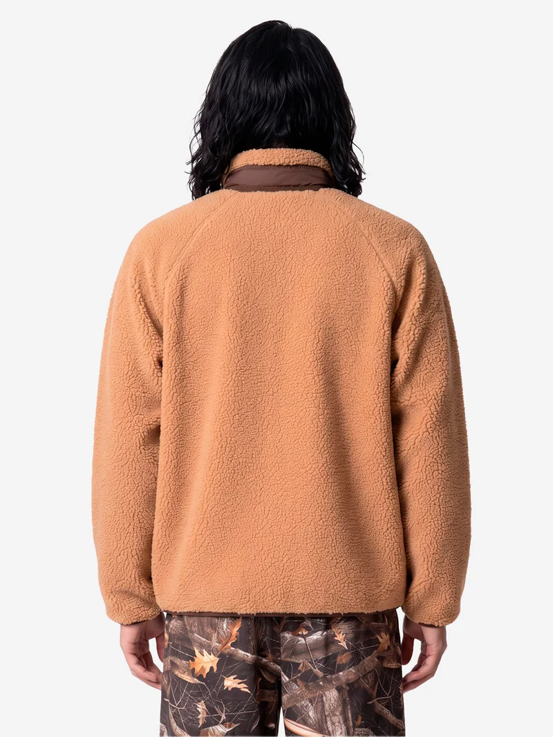 Giacca in pile beige 'Prentis Liner'
