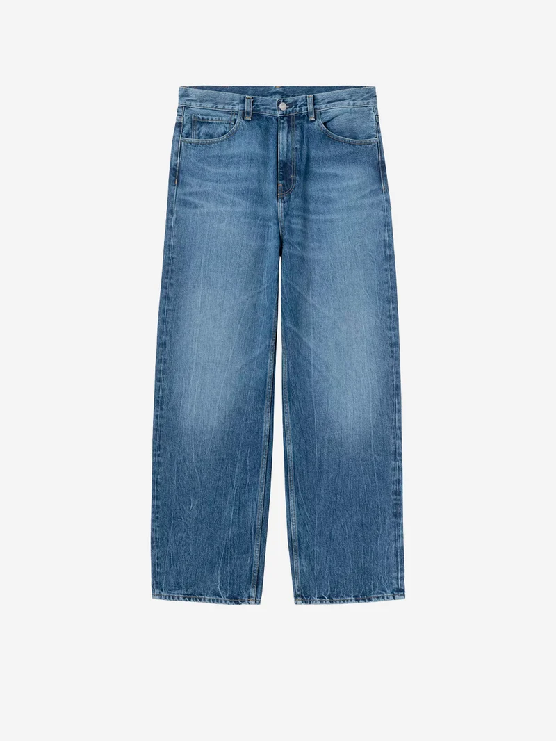 Payson Pant in denim blu marble used wash