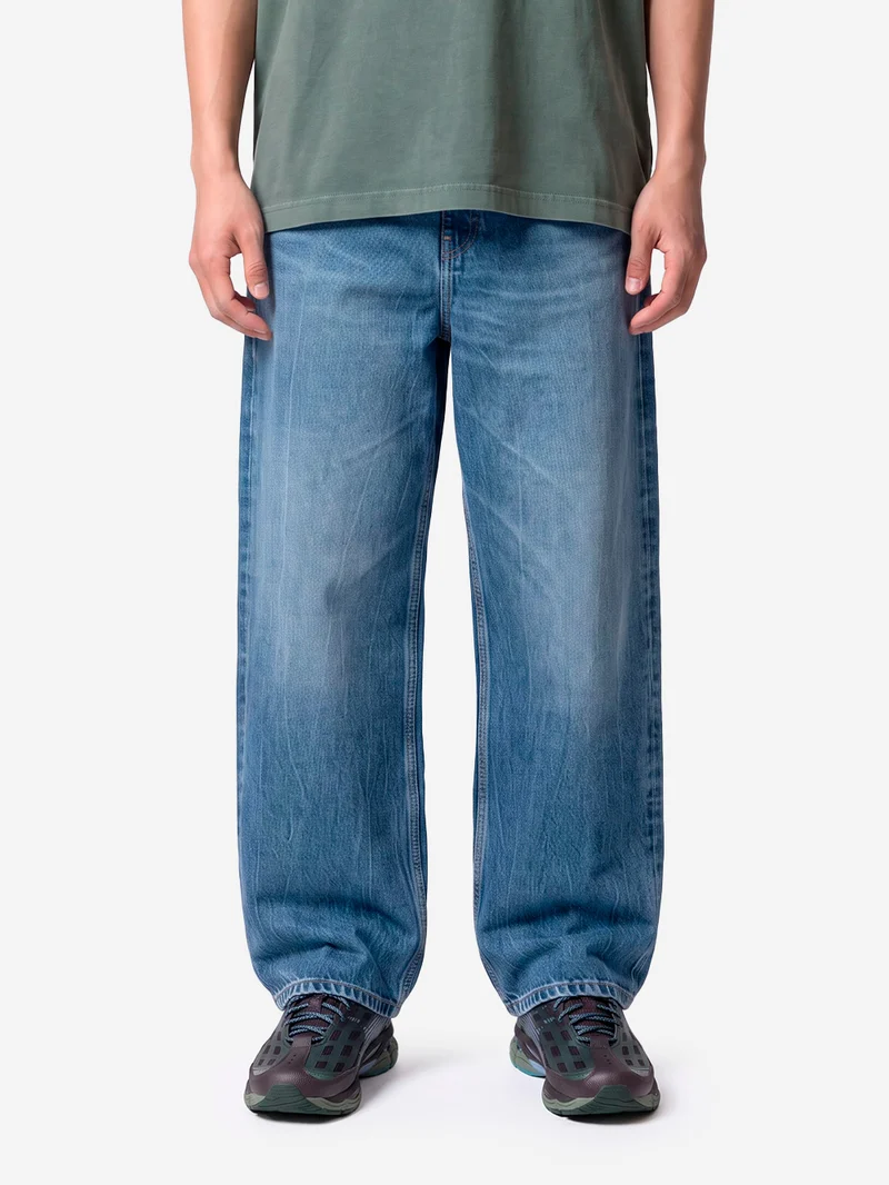 Payson Pant in denim blu marble used wash