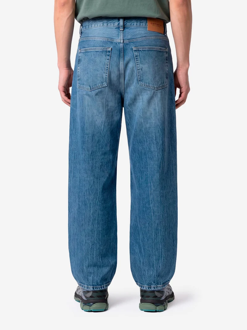 Payson Pant in denim blu marble used wash