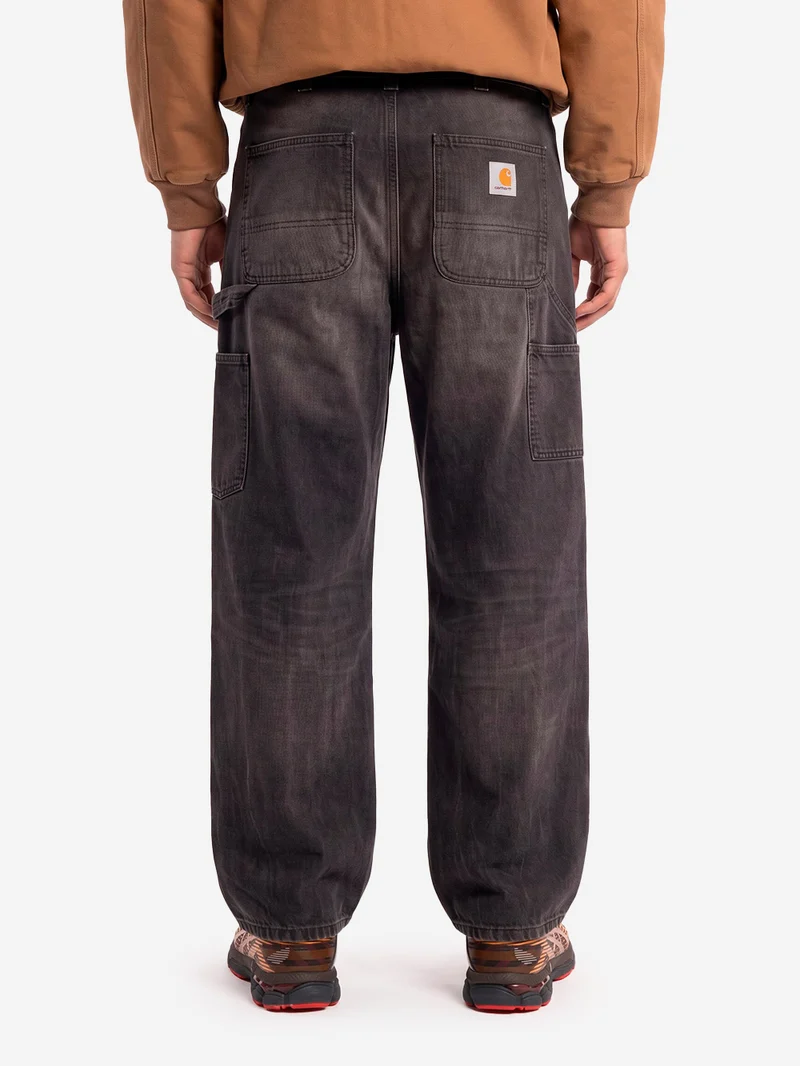 OG Single Knee Pant in denim nero used wash