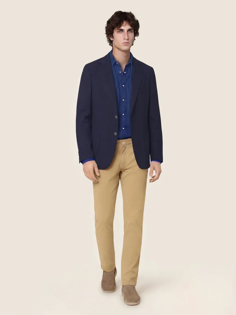 Bobby - Pants in Stretch Gabardine