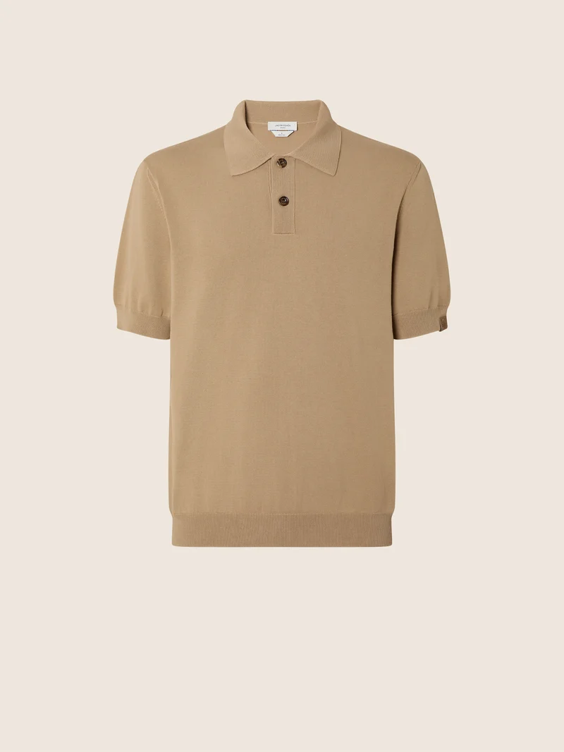 Brushed Cotton Polo Shirt