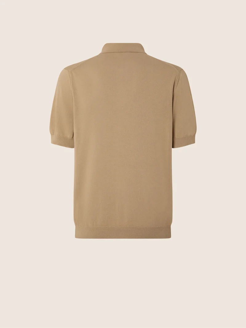 Brushed Cotton Polo Shirt