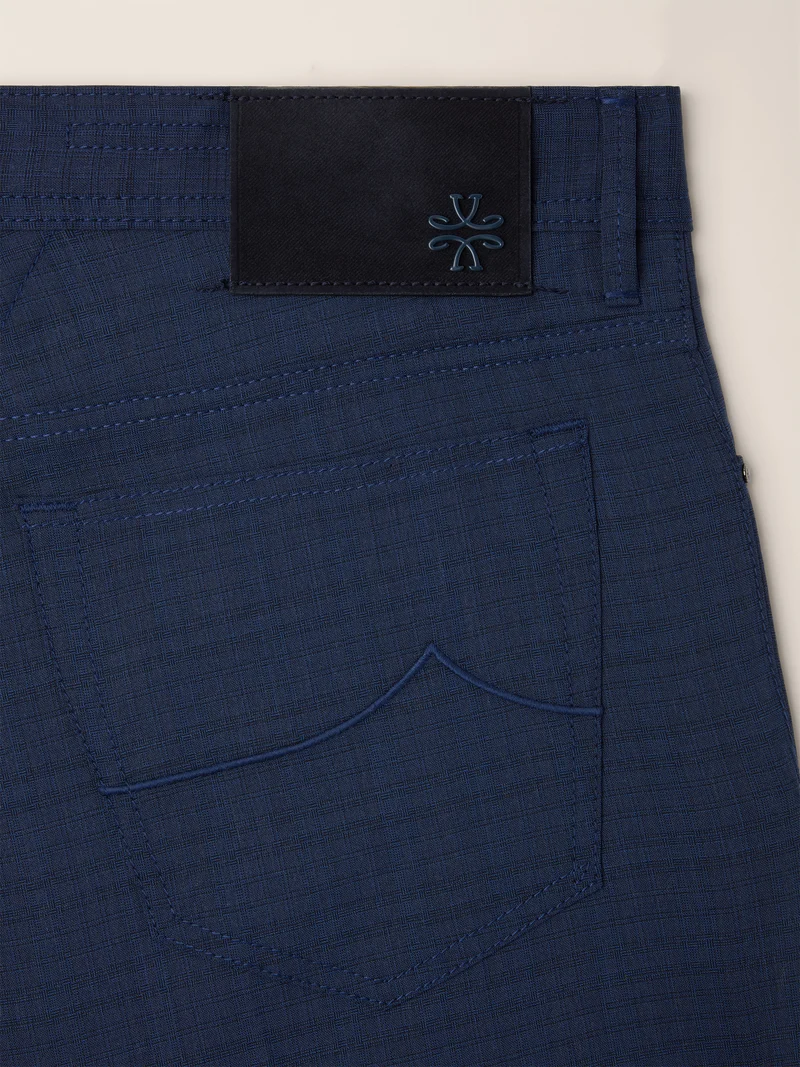 Bard - Pants in Check Wool