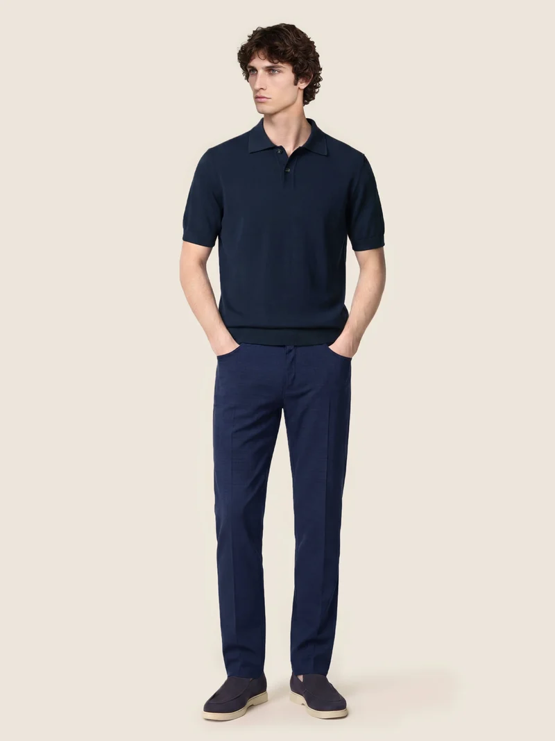Bard - Pants in Check Wool