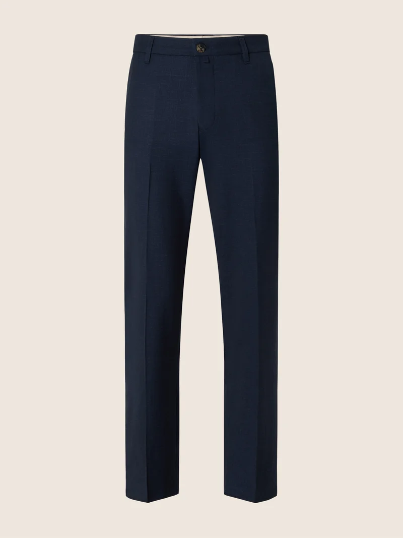 John – Pants in Silk and Linen Stretch Gabardine