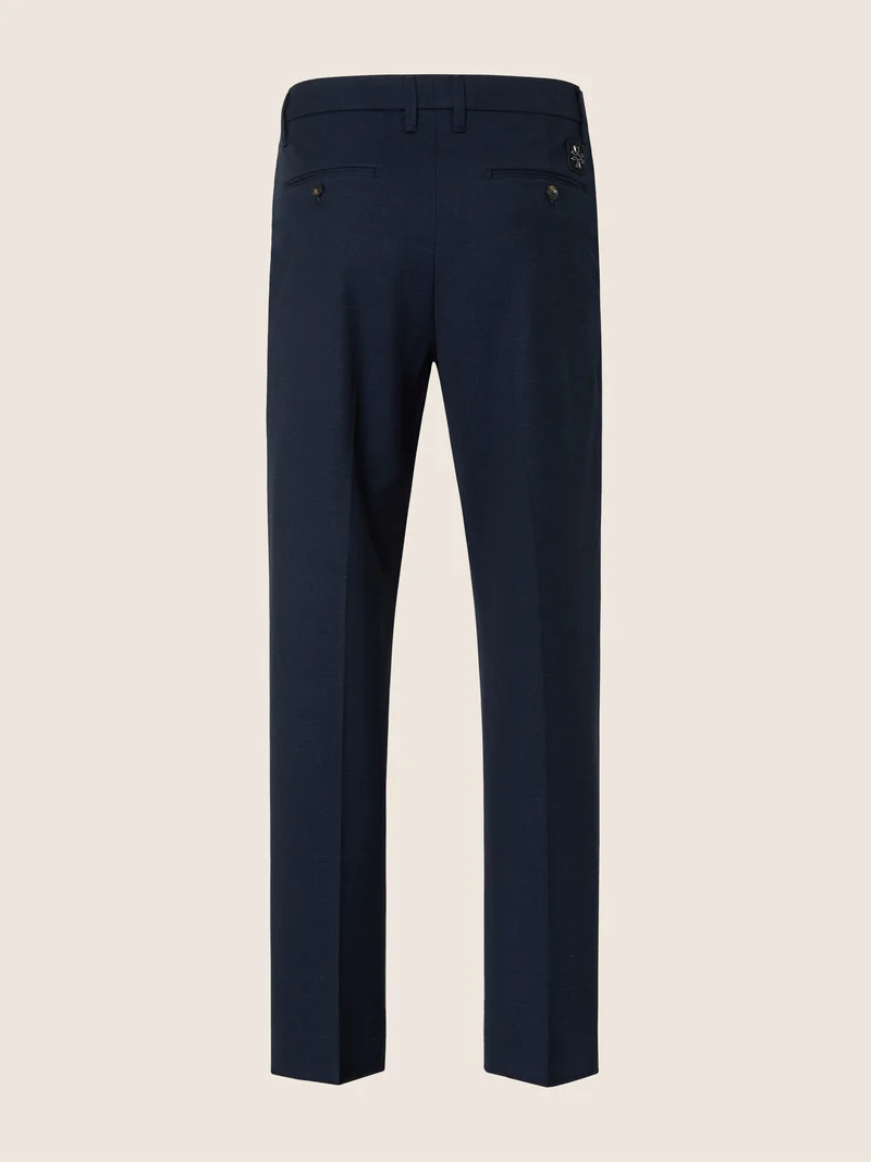 John – Pants in Silk and Linen Stretch Gabardine