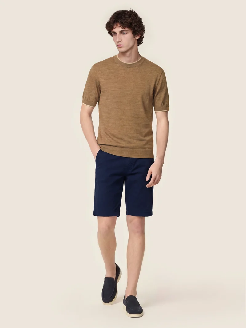 Lou – Bermudas in stretch gabardine