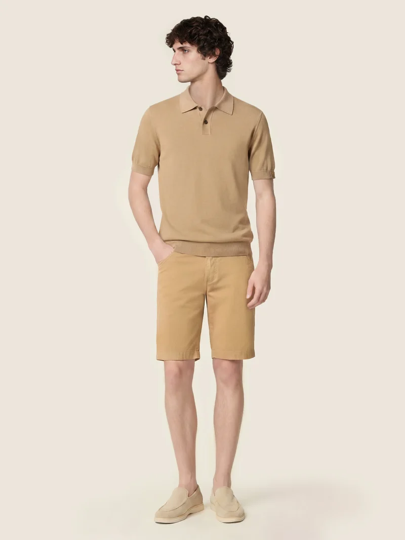 Lou – Bermudas in stretch gabardine