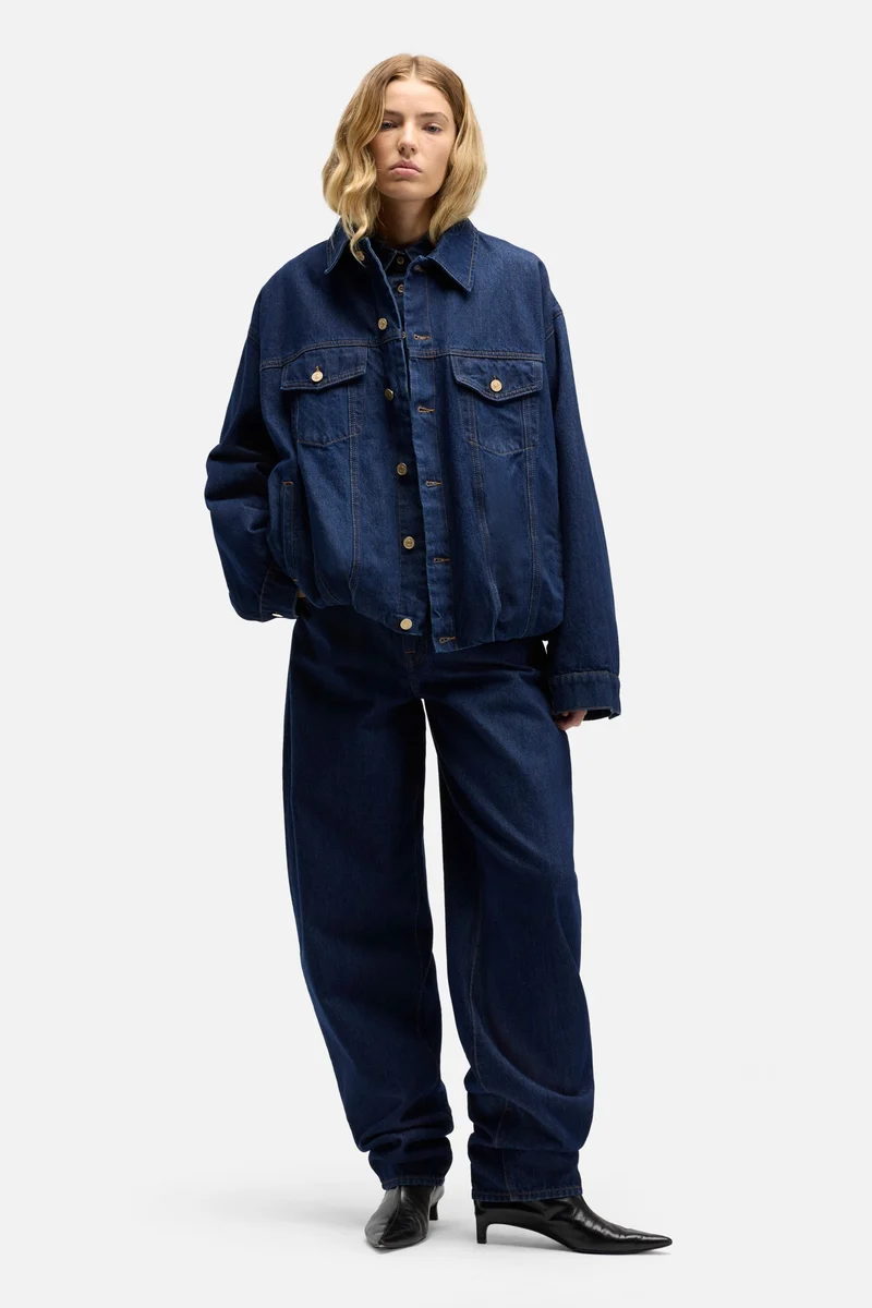 MANKIND Bonnie Stacked in Indigo Soul