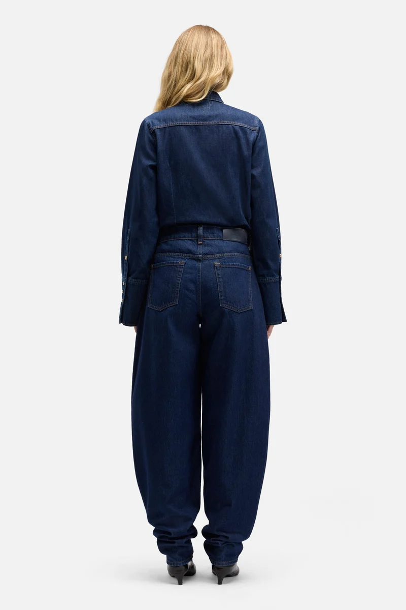 MANKIND Bonnie Stacked in Indigo Soul