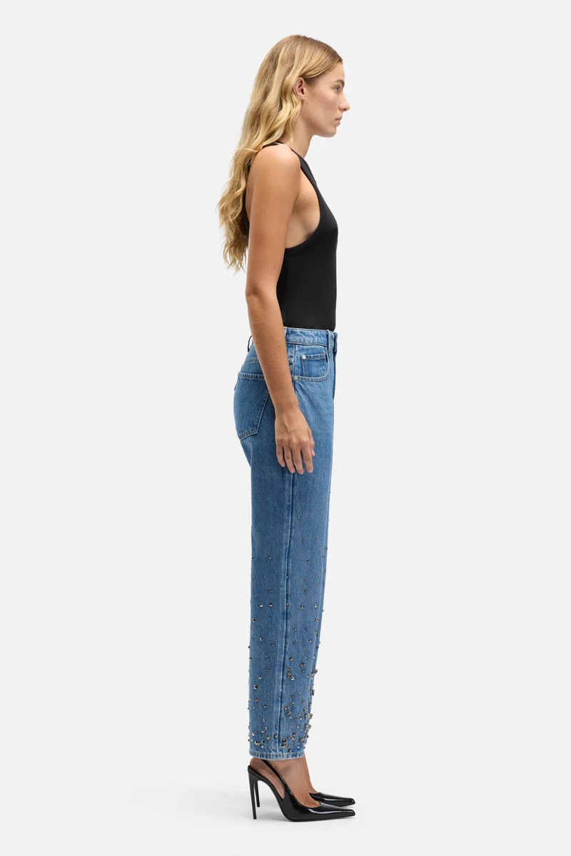 MANKIND Embellished Calie Straight Ankle in Dance