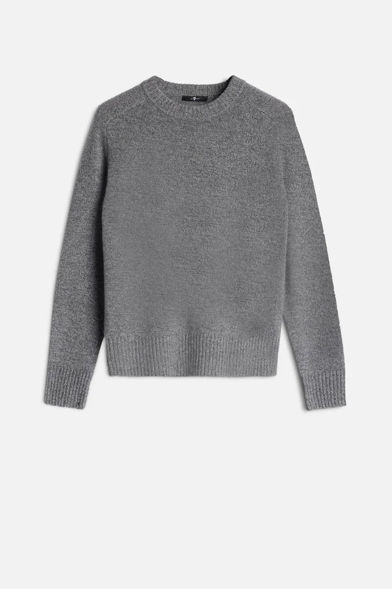 Cashmere Relaxed Sweater in Dark Grey