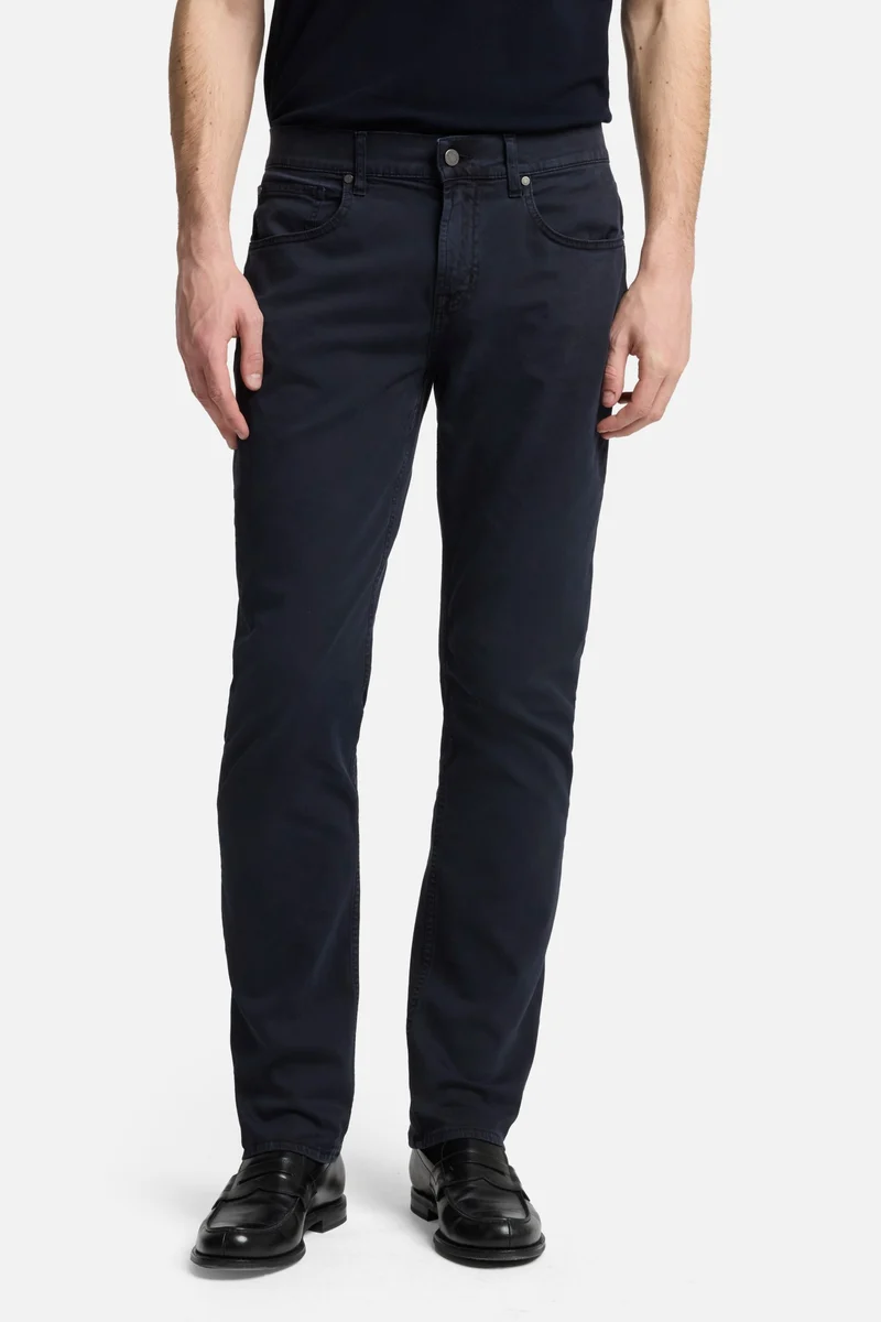 Luxe Performance Sateen The Straight In Deep Navy