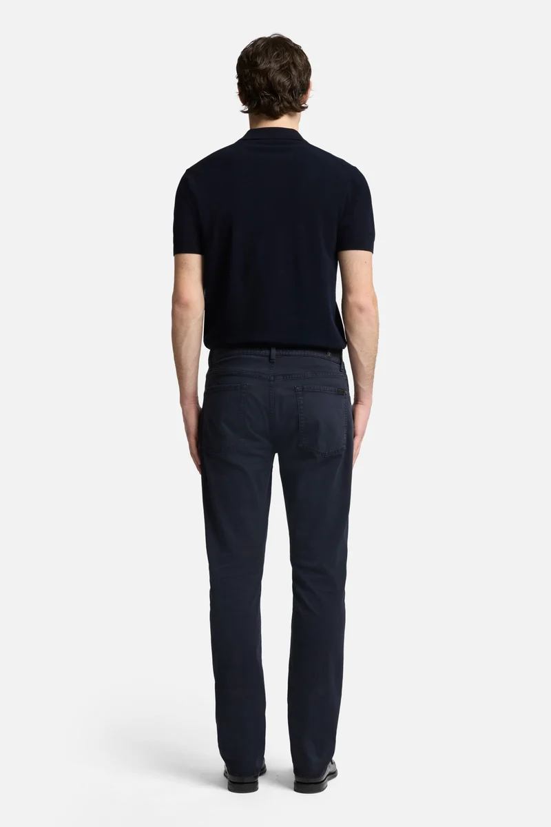 Luxe Performance Sateen The Straight In Deep Navy
