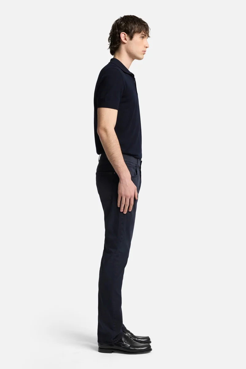 Luxe Performance Sateen The Straight In Deep Navy